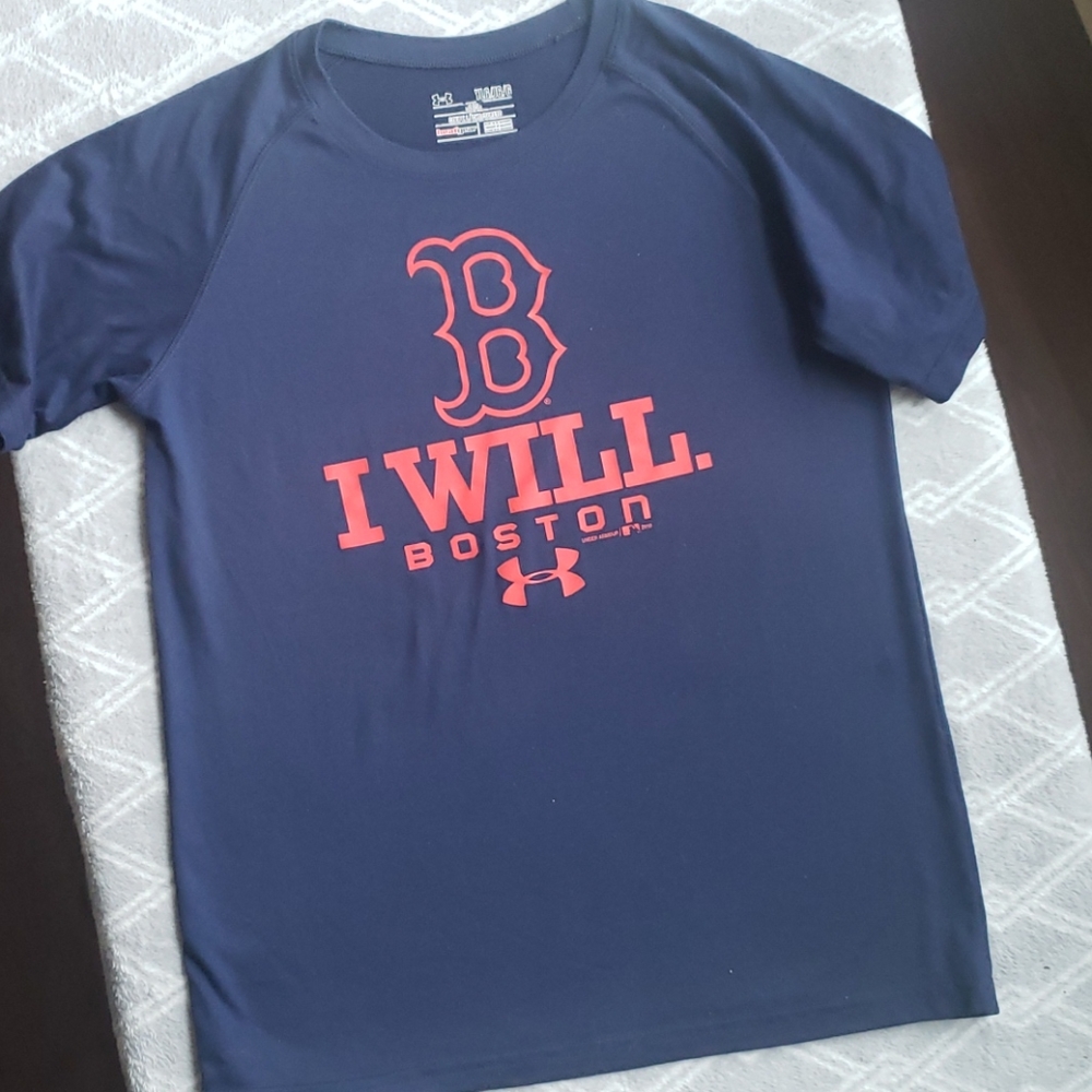 Boys Boston Red Sox Under Armour t-shirt